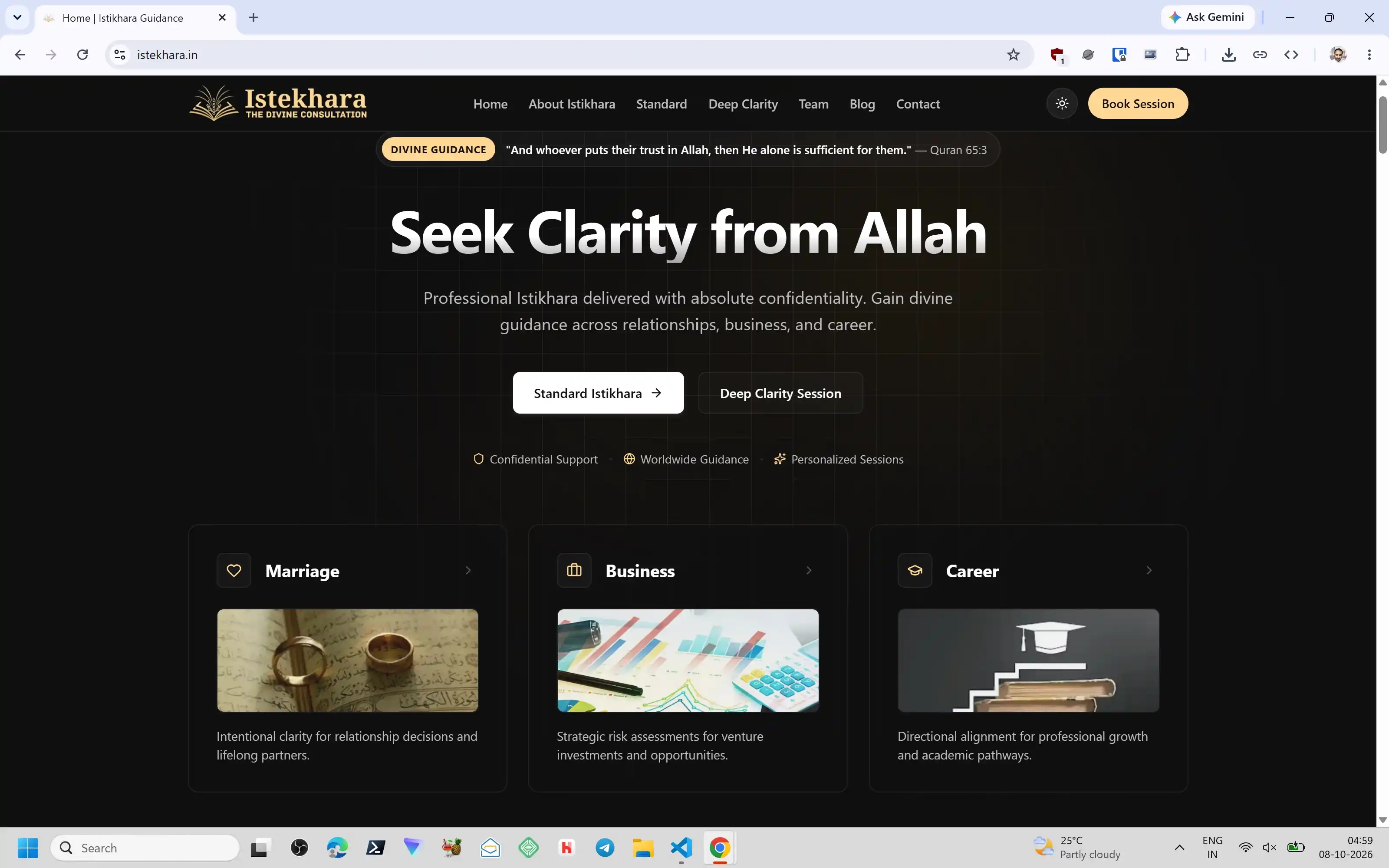 Home page of Istekhara