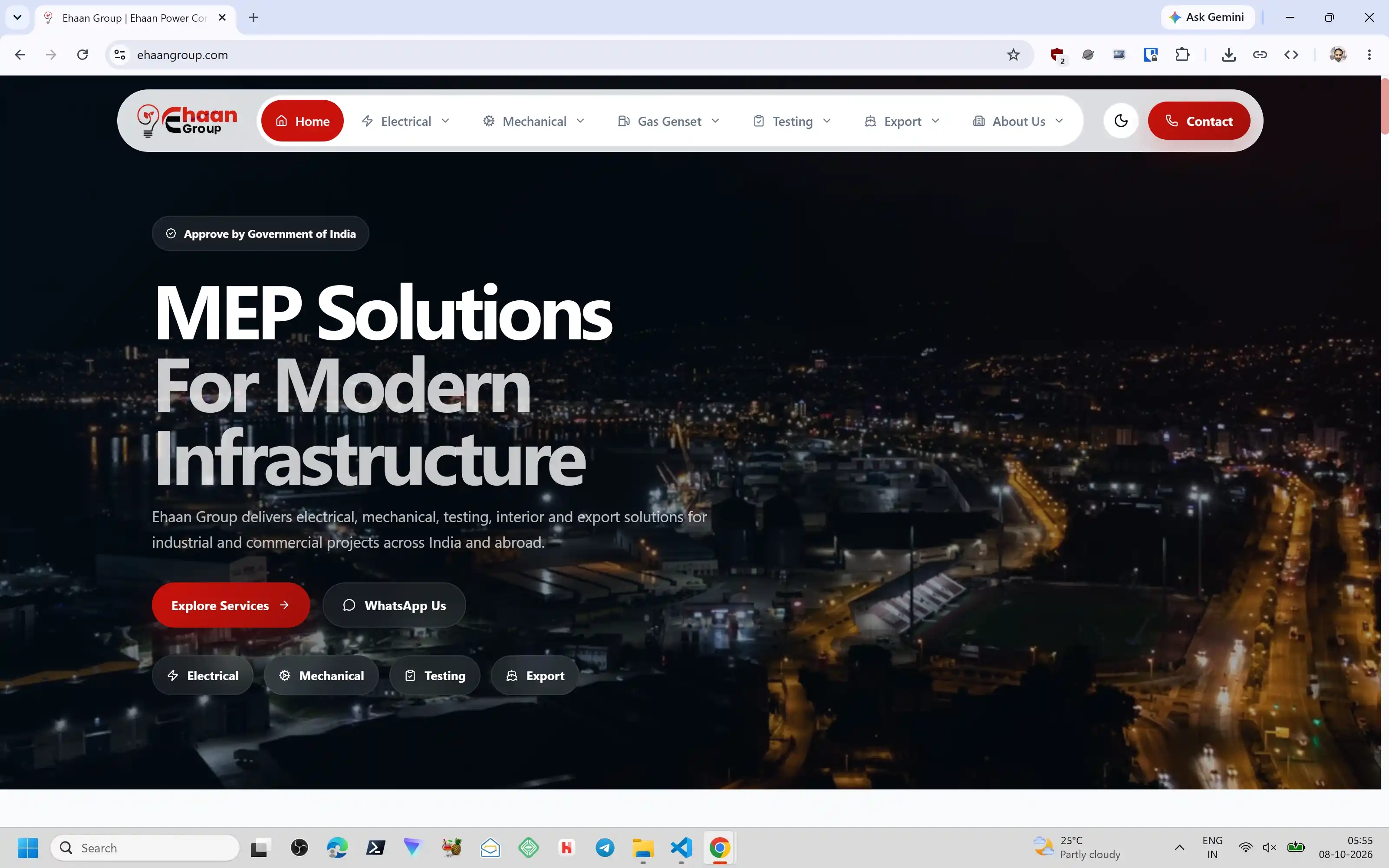 Home page of Ehaan Group
