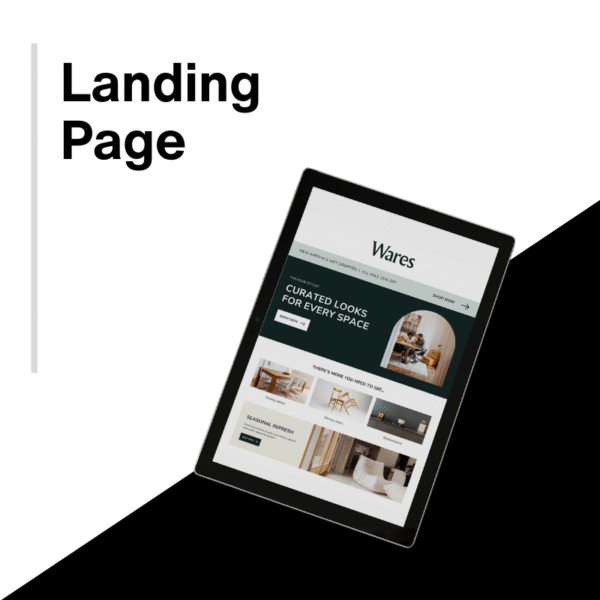 Single Page Landing Page Website Development High-Converting Product, Event, App, and Software Pages